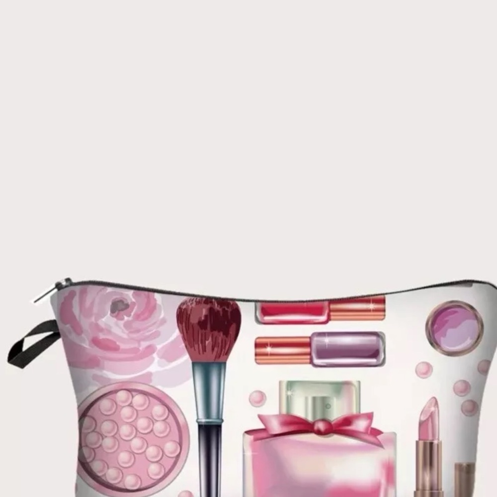 NEW Pink Aesthetic Makeup/Cosmetic Bag